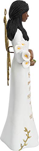 Pavilion - Because Someone We Love is in Heaven - 7.5 Inch Collectible in Memory Ebony Angel Figurine