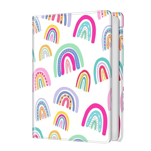 Fintie Photo Album 4x6 Photos - 112 Pockets Wallet Albums Memory Book | Vegan Leather Cover, 4X6 Picture Keepsakes, Family/Wedding/Travel Memory Book, Baby/Kids/Boys/Girls Gift, Dreamy Rainbow - color: dreamy rainbow