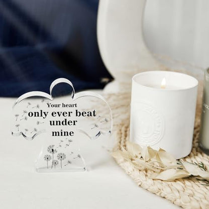 Remembrance Gifts with Sympathy, Condolence Angel Acrylic Desk Sign, Grieving Gift, Condolence Gifts, Sentimental Gifts, Memorial Bereavement Sympathy Gifts for Loss of Loved One - style: 001