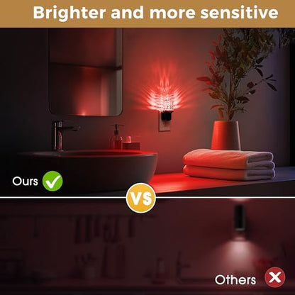 L LOHAS LED Night Light, 2 Pack Dimmable Night Lights Plug into Wall - color: Diamond-RGB, size: 2 Pack