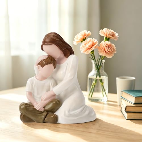 Mom and Son Gifts, Mom Birthday Gifts from Son, Mother of the Groom Gift - color: White-mom Son