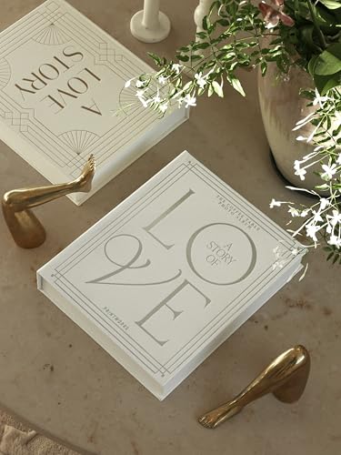 Printworks A Story of Love Wedding Album, White & Silver - 30-Page Keepsake - color: White and Silver