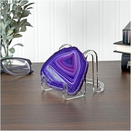 Plymor Clear Acrylic Ribbon-Style Display Easel, 2.875" H x 2.5" W x 3.5" D - size: 2.875" x 2.5" x 3.5"