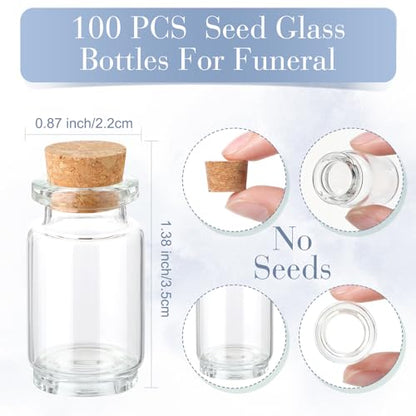 Tanlade 100 Set Funeral Favor Memorial Seed Packet for Guest, Rose - style: Rose