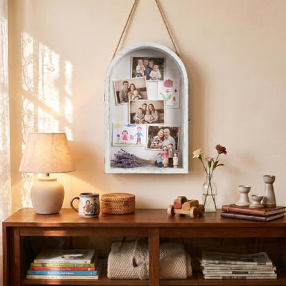 Britimes Shadow Box Frame, Large Shadow Boxes Display Cases, 10x16, White - color: White
