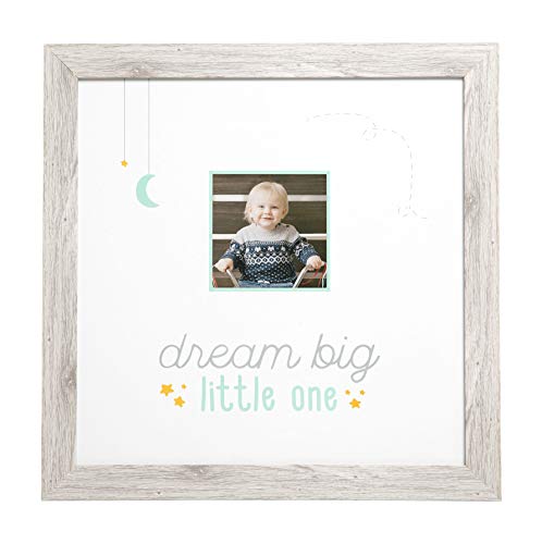 Kate & Milo Dream Big Wall Art Rustic Wood Frame, Woodland Nursery Décor - style: Dream Big