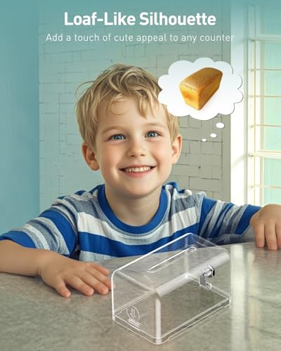 Uniclife 2 Pack 7.3"x4.5"x3.9" Clear Acrylic Donation Boxes with Slot Lock - color: Transparent, size: 2 Pack