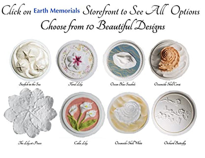 Keepsake Elite Lavender Flower Biodegradable Urn for Human Ashes - Floating Urn for Water Burial & Ocean Scattering - color: Keepsake Elite Lavender Flower Biodegradable Burial Urn