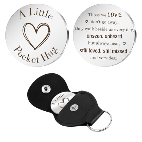 Memorial Sympathy Gifts for Loss of Loved One Mom Dad Mother Father Son Husband Daughter Dog Cat Pet Miscarriage Condolences Memorable Memory Grief Remembrance Bereavement Gift Idea Pocket Hug Token