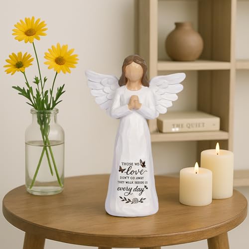 Sympathy Gifts for Loss of Loved One Grief Gift for Women Angel Figurine for Loss of Father Mother Memorial Remembrance Gift Sculpted Hand-Painted Figurines - style: Angels 2