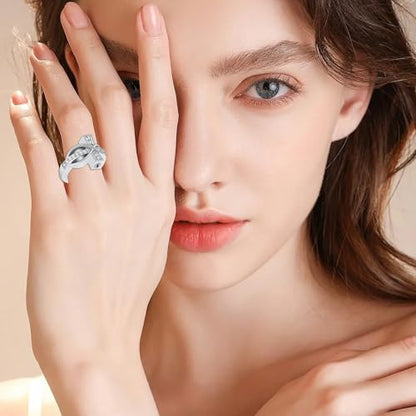 memorial jewelry Diamond Cross Ring Hold Loved Ones Ashes Cremation Urn Ring for Women Man Finger Ring - color: Customize