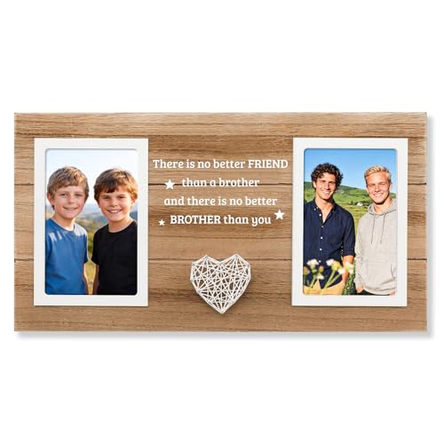 Then & Now Brother Gifts, Brother Birthday Gifts Photo Frame - style: brother