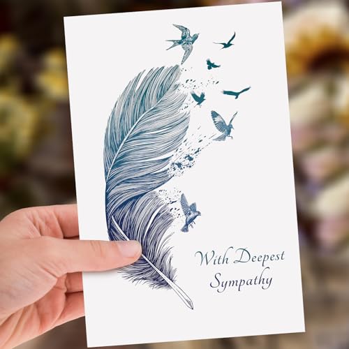 Sympathy Card for Women Men - color: QQ-75