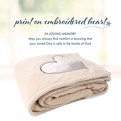 Pavilion Gift Company 19501 Comfort Blanket - in Loving Memory Thick Warm 320 GSM Royal Plush Throw Blanket - style: In Loving Memory