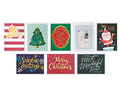 American Greetings 32-Count Deluxe Holiday Card Assortment for All Occasions