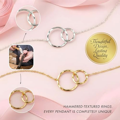 HOPE LOVE SHINE Sympathy Gift for Loss of Loved One - Remembrance, Bereavement, Memorial Necklace, Jewelry 16+2", 14k Gold Plated Sterling Silver - color: 14K Gold Vermeil, style: CHAIN WIL LINK AGAIN POEM