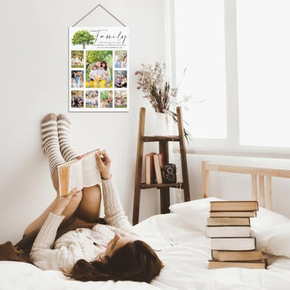 Family Tree Photo Board, Collage Photo Hanging Display Picture Board - color: Family Tree