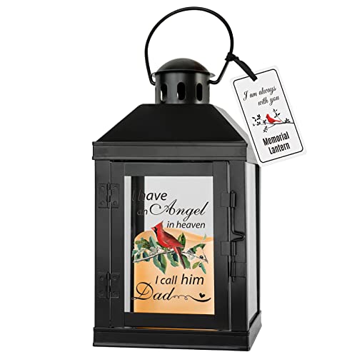 Memorial Lantern - Sympathy Gifts for Loss of Father, Bereavement & Rememberance Gifts - color: Dad