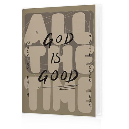 Christian Photo Album 4x6, Christian Gifts, God Is Good All the Time Bible Verse 18 Pockets Small Picture Memory Photo Album for Family Anniversary Travel Vacation - color: Bible God