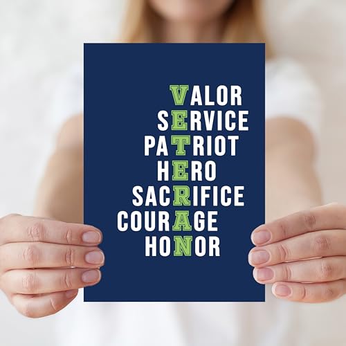 Veterans Day Card, Veterans Day Cards Gifts for Men Women - color: Veterans A