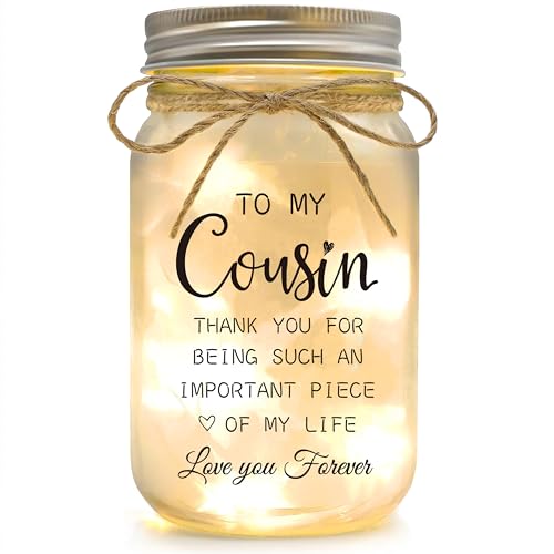 Cousin Gifts for Women, Best New Cousin Sister Ever Gifts for Birthday - color: Cousin