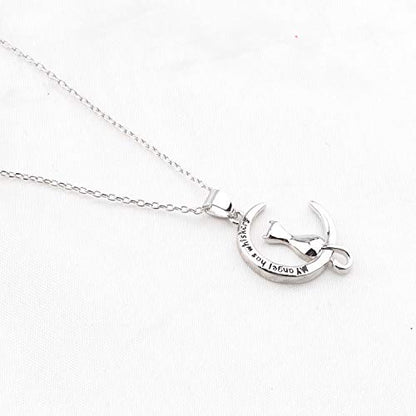 bobauna Pet Memorial Keychain My Angel Has Whiskers Pet Loss Jewelry Sympathy Loss Of Cat Gift For Cat Lover Family Friend - color: Cat Whiskers Necklace