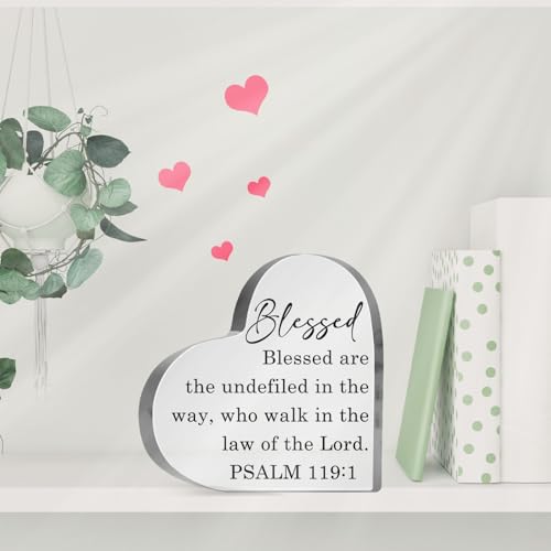 Christian Gifts for Women, Christian Plaque Sign, Inspirational Religious Birthday Gifts, Bible Verse Gifts for Family Sister Friend Mom Faith Based Decorative Paperweight Accessories - style: Christian 01