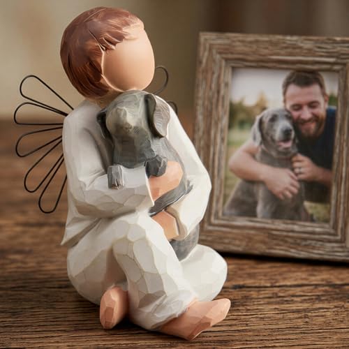 Pet Memorial Gifts for Dogs, Dogs Angel Figurines, Loss of Dog Sympathy Gift, Pet Remembrance Keepsake for Dog - Resin Angel Statues, Friendship Memorials for Dog's Lovers, Home Decor for Pets Owner - color: Angel Dog Figurines