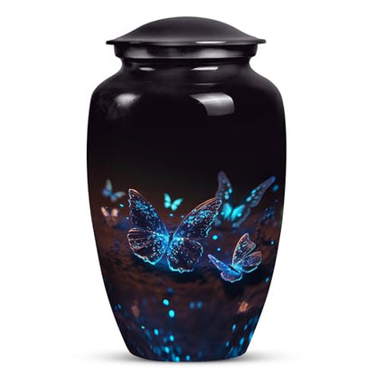 Butterfly Urn for Ashes - Large Cremation Urn for Adults, Men & Women, 10 inch - size: 10 inch Large Urn