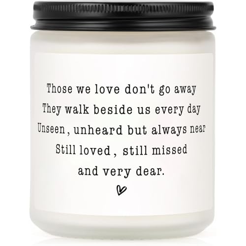 Sympathy Gifts for Loss of Loved One, Memorial Sympathy Candle | Grief Remembrance Candle7oz, Sympathy Condolences Bereavement Gift, Sorry for Your Loss Memorial Gifts for Loss of Loved one