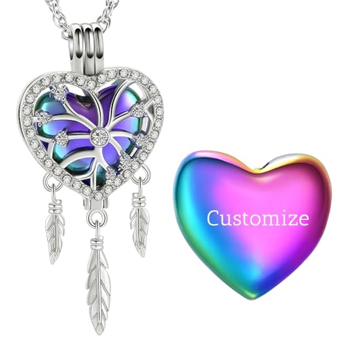 shajwo Dream Catcher Urn Necklace for Ashes - color: customize