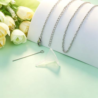 Round Pet Urn Pendant Necklace, Dog Paw Print and Bone Engraved Cremation Jewelry for Ashes, Stainless Steel Dog Keepsake Jewelry Urn Necklaces for Ashes for Women Men - color: Silver