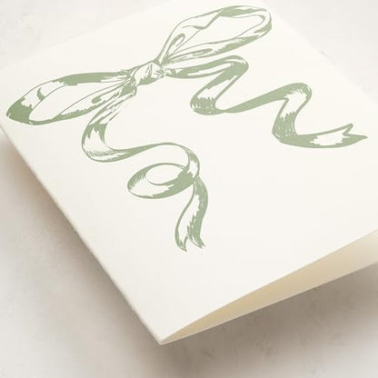 Minted | Blank Greeting Card, All Occassions, 5x7 w/Envelope | Big Bow - color: Big Bow