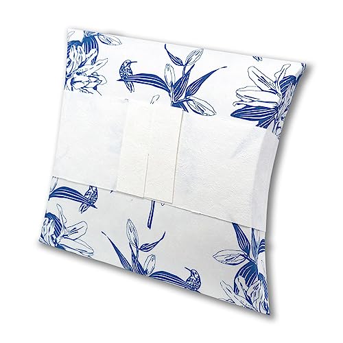 Journey Biodegradable Cremation Urn for Water/Earth Burial Mini 60 Cubic inches (Lily Blue) - color: Lily Blue