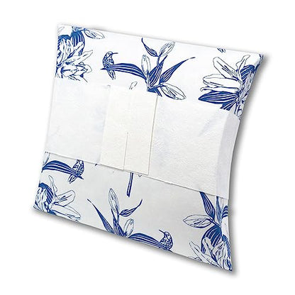 Journey Biodegradable Cremation Urn for Water/Earth Burial Mini 60 Cubic inches (Lily Blue) - color: Lily Blue