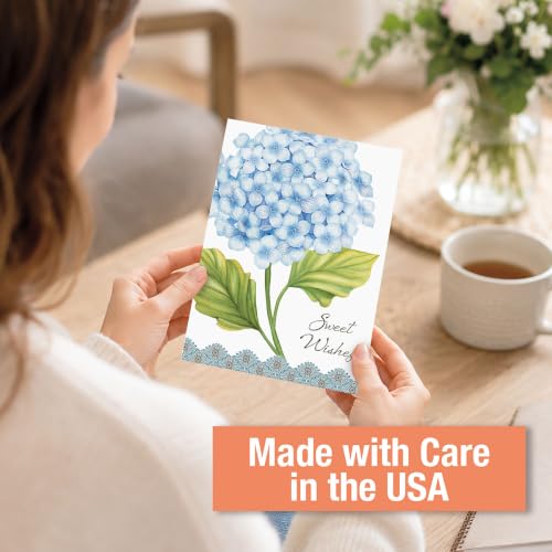 Current Sweet Wishes Thinking of You Cards with Envelopes - Assortment of 20 Greeting Cards, 10 Designs, Large 5" x 7" Thinking of You Cards for Women - style: Sweet Wishes