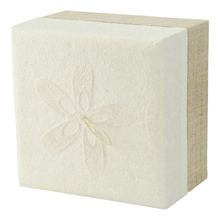 Embrace Biodegradable Cremation Urn for Ashes - White Hemp - color: White Hemp