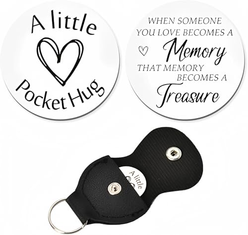 Memorial Sympathy Gifts for Loss of Loved One, Bereavement Remembrance Grief Gift for Best Friend Neighbors Coworker Condolences Gift for Loss, When Someone You Love Becomes a Memory Pocket Hug Token - color: Someone You Love Becomes a Memory