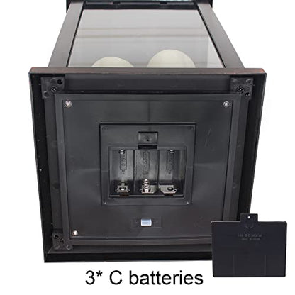 1Pack Decorative Lantern 24.80" H with Dancing Flame LED Timer Candle,ON/Off/Timer LED Candle with 6hours,Hanging Lantern for Outdoor Garden/ Indoor Use. - size: Square-giant 24.80"H
