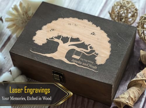 Bespoke Tree of Life Tribute - Personalized Engraving for Lasting Memories, Ideal Memorial Gift with Custom Laser Work