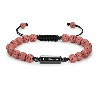 shajwo Cylinder Urn Bracelet for Ashes for Women Men - color: Customize