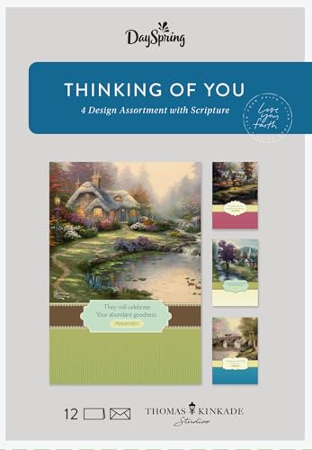 Dayspring - Thomas Kinkade - Thinking of You - 12 Boxed Cards (51729)