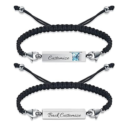 Harbeingt Adjustable Urn Bracelet for Ashes for Women Cremation Jewelry - color: Customize