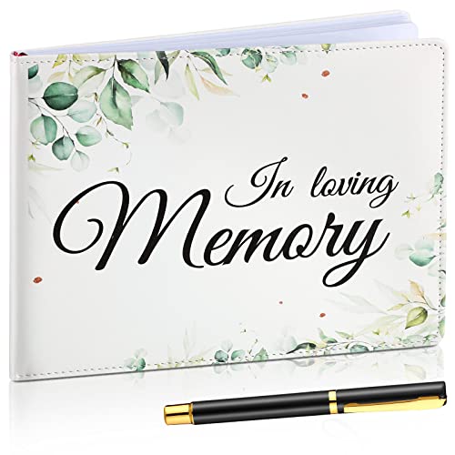 Patelai Funeral Guest Book with Pen, Memory - style: Memory