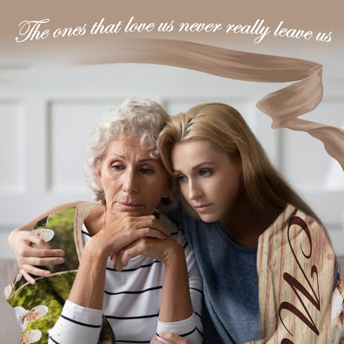 Vsmoedb Custom Memorial Blanket with Pictures for Loss of Loved One - color: Select07