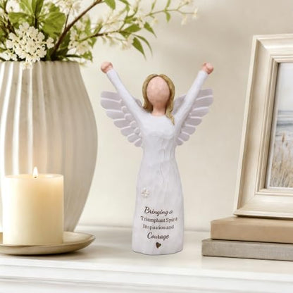 AUKEST Breast Cancer Gifts for Woman Expresses Encouragement Figurines - color: Encouragement Gifts