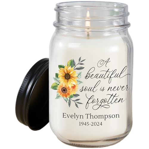 Personalization Universe Beautiful Soul Personalized Farmhouse Candle Jar