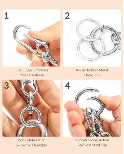 Belloxis Pet Memorial Gifts for Loss of Dog | Stainless Bridge Card Keychain, Rainbow Loss Sympathy Gift, Animal Paw Print Heart Key Chain for Women Men Pet Died - color: Stainless Steel Silver