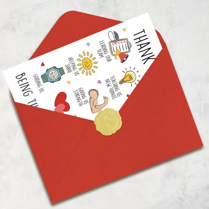 Thank You Coach Card, Basketball Football Sports Coach Appreciation Gifts, Best Coaches Gifts (Pack of 2) - color: CD-023, size: 8.0 x 5.3 inches (Pack of 2)