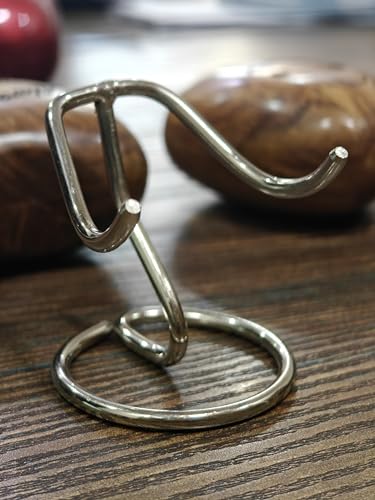 5MOONSUN5's Heart Shaped Urn Stand (CHROME FINISH), Stand for Heart Keepsake Urn, Burial Urns, Memorial Keepsake Urns.